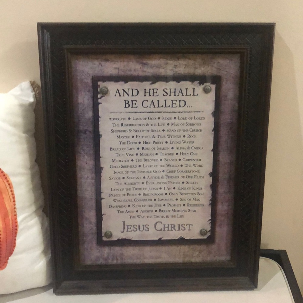 Framed He shall be called… slight discolor at very top see last pic